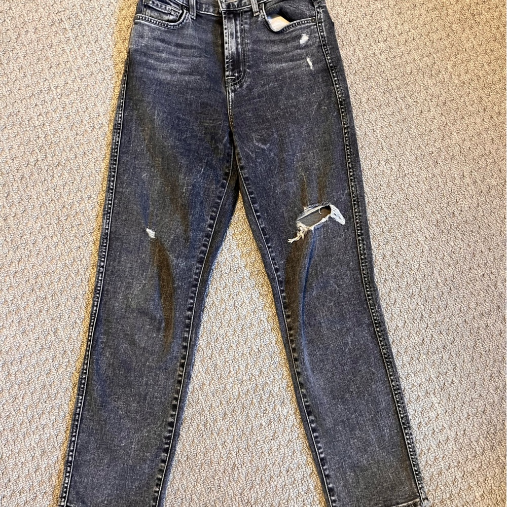 7s High Waist Straight jeans